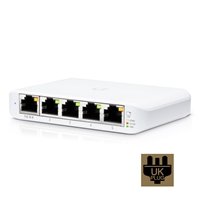Ubiquiti USW-FLEX-MINI UniFi USW Flex Mini 5 Port Smart Managed POE/USB C Powered Gigabit Network Switch (UK Plug) - Image 2